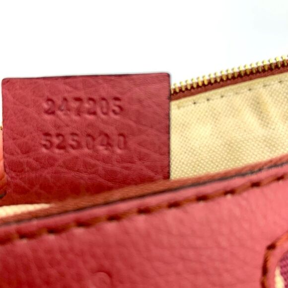 Auth Gucci Rose Pink Leather Web Line Boston Speedy 2way Tote Bag Preloved - Picture 14 of 16